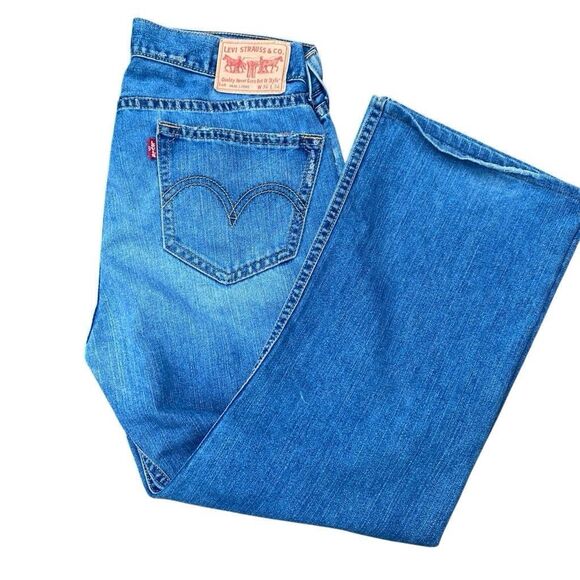 VTG Levi's Type 1 Real Loose Jeans Men 36x34 Medium Blue Y2K Skater Hip Hop